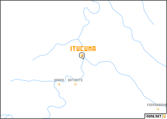 map of Itucumã