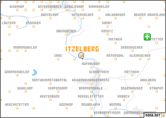 map of Itzelberg