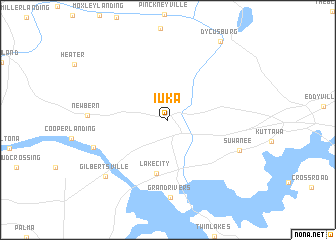map of Iuka