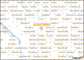 map of Iusufābād