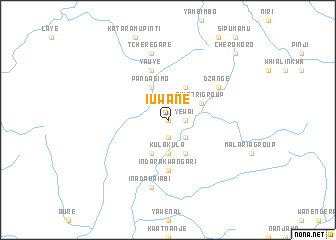 map of Iuwane