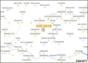 map of Ivachëvo