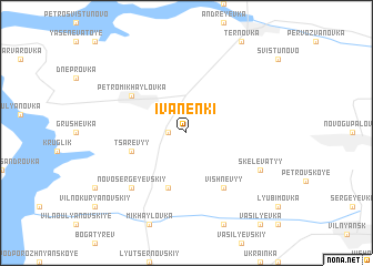 map of Ivanenki