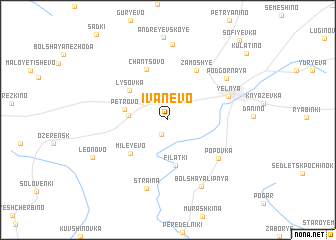 map of Ivanëvo