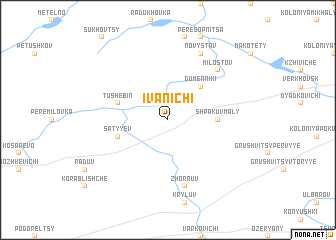 map of Ivanichi