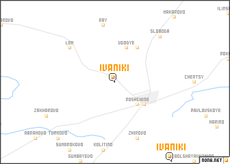 map of Ivaniki