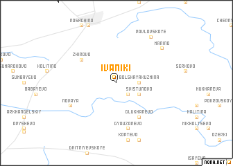 map of Ivaniki