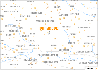 map of Ivanjkovci