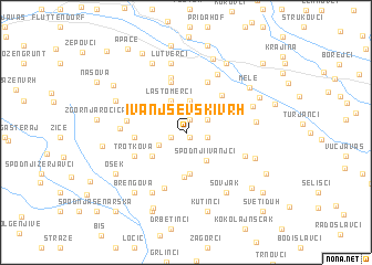 map of Ivanjševski Vrh