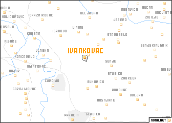 map of Ivankovac