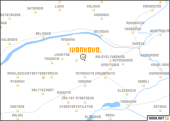 map of Ivanʼkovo