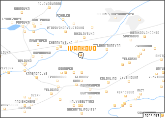 map of Ivankovo