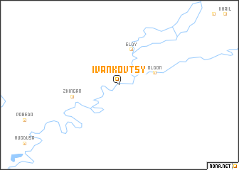 map of Ivankovtsy