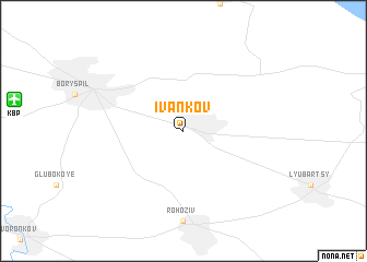 map of Ivankov