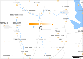 map of Ivano-Lyubovka