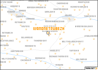 map of Ivano-Netrubezh