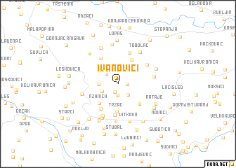 map of Ivanovici