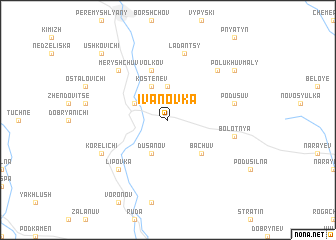 map of Ivanovka