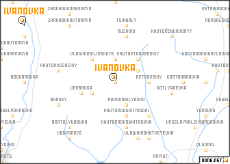 map of Ivanovka