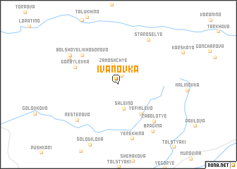 map of Ivanovka