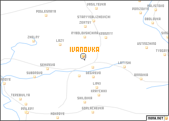 map of Ivanovka