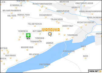 map of Ivanovka