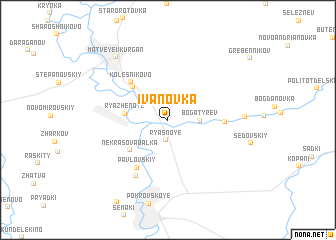 map of Ivanovka