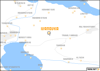 map of Ivanovka