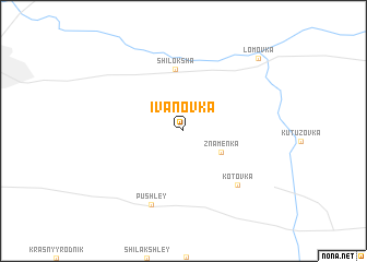 map of Ivanovka