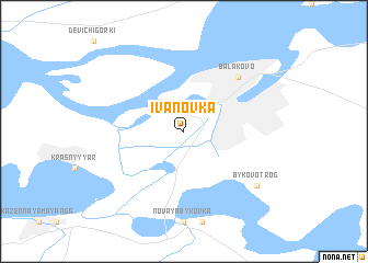 map of Ivanovka