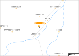 map of Ivanovka