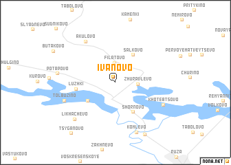 map of Ivanovo