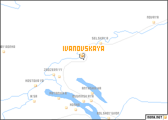 map of Ivanovskaya