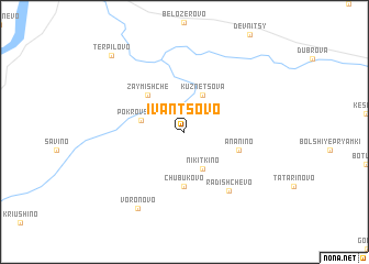 map of Ivantsovo