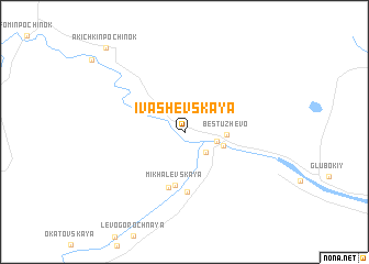 map of Ivashevskaya