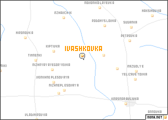 map of Ivashkovka