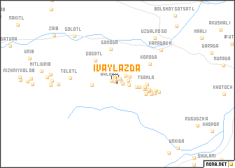 map of Ivaylazda