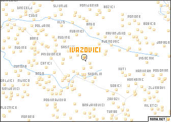 map of Ivazovići