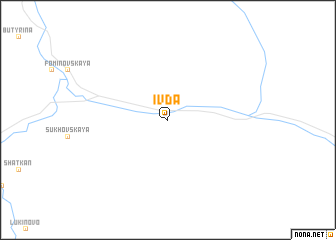 map of Ivda