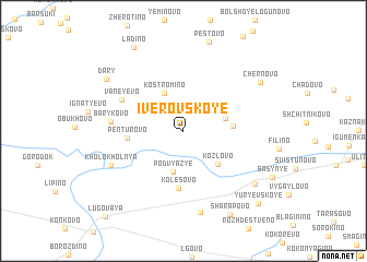 map of Iverovskoye