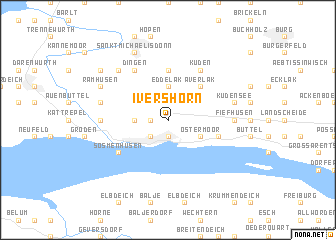 map of Ivershörn
