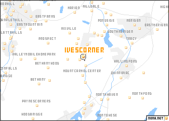 map of Ives Corner