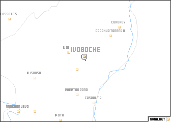 map of Ivoboche