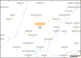 map of Ivohiby