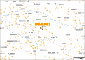 map of Ivojevići