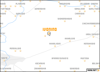 map of Ivonino