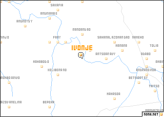 map of Ivonje