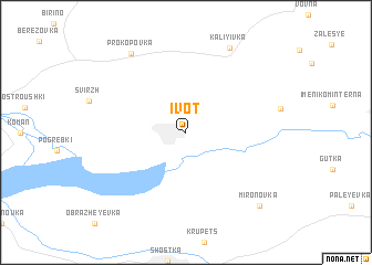 map of Ivot