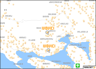 map of Ivovići