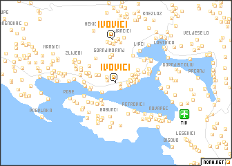 map of Ivovići
